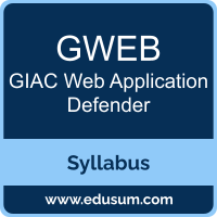 GWEB PDF, GWEB Dumps, GWEB VCE, GIAC Certified Web Application Defender Questions PDF, GIAC Certified Web Application Defender VCE, GIAC GWEB Dumps, GIAC GWEB PDF