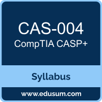 CompTIA CAS 004 Certification Syllabus and Prep Guide EDUSUM