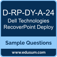 RecoverPoint Deploy Dumps, D-RP-DY-A-24 Dumps, D-RP-DY-A-24 PDF, RecoverPoint Deploy VCE, Dell Technologies D-RP-DY-A-24 VCE, Dell Technologies RecoverPoint Deploy PDF