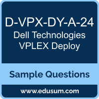 VPLEX Deploy Dumps, D-VPX-DY-A-24 Dumps, D-VPX-DY-A-24 PDF, VPLEX Deploy VCE, Dell Technologies D-VPX-DY-A-24 VCE, Dell Technologies VPLEX Deploy PDF