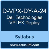 VPLEX Deploy PDF, D-VPX-DY-A-24 Dumps, D-VPX-DY-A-24 PDF, VPLEX Deploy VCE, D-VPX-DY-A-24 Questions PDF, Dell Technologies D-VPX-DY-A-24 VCE, Dell Technologies VPLEX Deploy Dumps, Dell Technologies VPLEX Deploy PDF