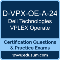 VPLEX Operate Dumps, VPLEX Operate PDF, D-VPX-OE-A-24 PDF, VPLEX Operate Braindumps, D-VPX-OE-A-24 Questions PDF, Dell Technologies D-VPX-OE-A-24 VCE, Dell Technologies VPLEX Operate Dumps