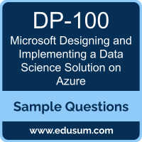 Microsoft Designing And Implementing A Data Science Solution On Azure Certification Edusum