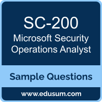 Free Microsoft Security Operations Analyst Sample Questions and