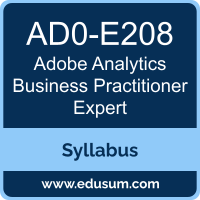 Analytics Business Practitioner Expert PDF, AD0-E208 Dumps, AD0-E208 PDF, Analytics Business Practitioner Expert VCE, AD0-E208 Questions PDF, Adobe AD0-E208 VCE, Adobe Analytics Business Practitioner Expert Dumps, Adobe Analytics Business Practitioner Expert PDF