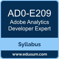 Analytics Developer Expert PDF, AD0-E209 Dumps, AD0-E209 PDF, Analytics Developer Expert VCE, AD0-E209 Questions PDF, Adobe AD0-E209 VCE, Adobe Analytics Developer Expert Dumps, Adobe Analytics Developer Expert PDF