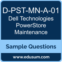 PowerStore Maintenance Dumps, D-PST-MN-A-01 Dumps, D-PST-MN-A-01 PDF, PowerStore Maintenance VCE, Dell Technologies D-PST-MN-A-01 VCE, Dell Technologies PowerStore Maintenance PDF