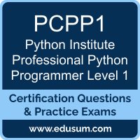 Professional Python Programmer Level 1 Dumps, Professional Python Programmer Level 1 PDF, PCPP1 PDF, Professional Python Programmer Level 1 Braindumps, PCPP1 Questions PDF, Python Institute PCPP1 VCE, Python Institute PCPP-32-101 Dumps