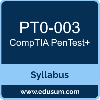 PenTest+ PDF, PT0-003 Dumps, PT0-003 PDF, PenTest+ VCE, PT0-003 Questions PDF, CompTIA PT0-003 VCE, CompTIA PenTest Plus Dumps, CompTIA PenTest Plus PDF