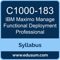 Maximo Manage Functional Deployment Professional PDF, C1000-183 Dumps, C1000-183 PDF, Maximo Manage Functional Deployment Professional VCE, C1000-183 Questions PDF, IBM C1000-183 VCE, IBM Maximo Manage Functional Deployment Professional Dumps, IBM Maximo Manage Functional Deployment Professional PDF