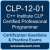 CLP-12-01: C++ Institute CLP - C Certified Professional Programmer