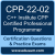 CPP-22-02: CPP - C++ Certified Professional Programmer