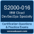 S2000-016: IBM Cloud DevSecOps v1 Specialty