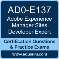 AD0-E137: Adobe Experience Manager Sites Developer Expert