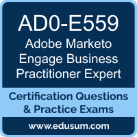 AD0-E559: Adobe Marketo Engage Business Practitioner Expert