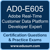 AD0-E605: Adobe Real-Time Customer Data Platform Developer Expert