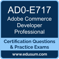 AD0-E717: Adobe Commerce Developer Professional