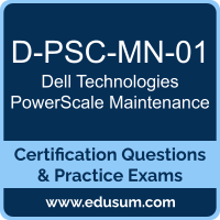 D-PSC-MN-01: Dell Technologies PowerScale Maintenance