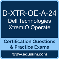 D-XTR-OE-A-24: Dell Technologies XtremIO Operate