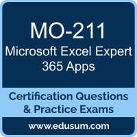 MO-211: Microsoft Excel Expert - Microsoft 365 Apps