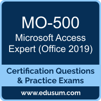 MO-500: Microsoft Access Expert - Office 2019