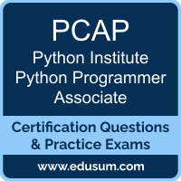 PCAP: Python Institute Certified Associate in Python Programmer (PCAP-31-03)