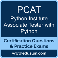 PCAT: Python Institute Certified Associate Tester with Python (PCAT-31-0x)