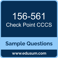 CCCS Dumps, 156-561 Dumps, 156-561 PDF, CCCS VCE, Check Point 156-561 VCE, Check Point CCCS R81.20 PDF