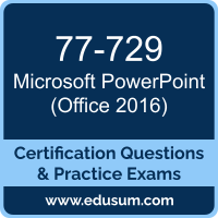 PowerPoint (Office 2016) Dumps, PowerPoint (Office 2016) PDF, 77-729 PDF, PowerPoint (Office 2016) Braindumps, 77-729 Questions PDF, Microsoft 77-729 VCE, Microsoft MOS PowerPoint (Office 2016) Dumps