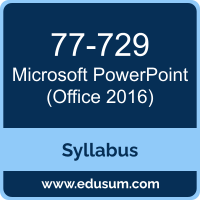 PowerPoint (Office 2016) PDF, 77-729 Dumps, 77-729 PDF, PowerPoint (Office 2016) VCE, 77-729 Questions PDF, Microsoft 77-729 VCE, Microsoft MOS PowerPoint (Office 2016) Dumps, Microsoft MOS PowerPoint (Office 2016) PDF