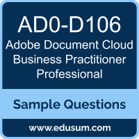 Document Cloud Business Practitioner Professional Dumps, AD0-D106 Dumps, AD0-D106 PDF, Document Cloud Business Practitioner Professional VCE, Adobe AD0-D106 VCE, Adobe Document Cloud Business Practitioner Professional PDF