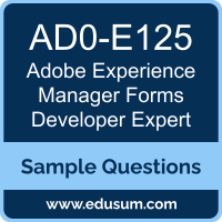 Experience Manager Forms Developer Expert Dumps, AD0-E125 Dumps, AD0-E125 PDF, Experience Manager Forms Developer Expert VCE, Adobe AD0-E125 VCE, Adobe Experience Manager Forms Developer Expert PDF