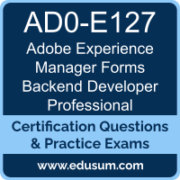 Experience Manager Forms Backend Developer Professional Dumps, Experience Manager Forms Backend Developer Professional PDF, AD0-E127 PDF, Experience Manager Forms Backend Developer Professional Braindumps, AD0-E127 Questions PDF, Adobe AD0-E127 VCE, Adobe Experience Manager Forms Backend Developer Professional Dumps