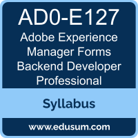 Experience Manager Forms Backend Developer Professional PDF, AD0-E127 Dumps, AD0-E127 PDF, Experience Manager Forms Backend Developer Professional VCE, AD0-E127 Questions PDF, Adobe AD0-E127 VCE, Adobe Experience Manager Forms Backend Developer Professional Dumps, Adobe Experience Manager Forms Backend Developer Professional PDF