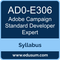 Campaign Standard Developer Expert PDF, AD0-E306 Dumps, AD0-E306 PDF, Campaign Standard Developer Expert VCE, AD0-E306 Questions PDF, Adobe AD0-E306 VCE, Adobe Campaign Standard Developer Expert Dumps, Adobe Campaign Standard Developer Expert PDF