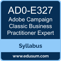 Campaign Classic Business Practitioner Expert PDF, AD0-E327 Dumps, AD0-E327 PDF, Campaign Classic Business Practitioner Expert VCE, AD0-E327 Questions PDF, Adobe AD0-E327 VCE, Adobe Campaign Classic Business Practitioner Expert Dumps, Adobe Campaign Classic Business Practitioner Expert PDF