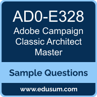 Campaign Classic Architect Master Dumps, AD0-E328 Dumps, AD0-E328 PDF, Campaign Classic Architect Master VCE, Adobe AD0-E328 VCE, Adobe Campaign Classic Architect Master PDF