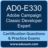 Campaign Classic Developer Expert Dumps, Campaign Classic Developer Expert PDF, AD0-E330 PDF, Campaign Classic Developer Expert Braindumps, AD0-E330 Questions PDF, Adobe AD0-E330 VCE, Adobe Campaign Classic Developer Expert Dumps