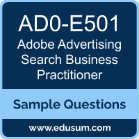 Advertising Search Business Practitioner Dumps, AD0-E501 Dumps, AD0-E501 PDF, Advertising Search Business Practitioner VCE, Adobe AD0-E501 VCE, Adobe Advertising Search Business Practitioner PDF