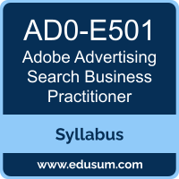 Advertising Search Business Practitioner PDF, AD0-E501 Dumps, AD0-E501 PDF, Advertising Search Business Practitioner VCE, AD0-E501 Questions PDF, Adobe AD0-E501 VCE, Adobe Advertising Search Business Practitioner Dumps, Adobe Advertising Search Business Practitioner PDF