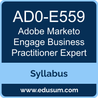 Marketo Engage Business Practitioner Expert PDF, AD0-E559 Dumps, AD0-E559 PDF, Marketo Engage Business Practitioner Expert VCE, AD0-E559 Questions PDF, Adobe AD0-E559 VCE, Adobe Marketo Engage Business Practitioner Expert Dumps, Adobe Marketo Engage Business Practitioner Expert PDF