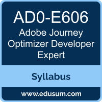 Journey Optimizer Developer Expert PDF, AD0-E606 Dumps, AD0-E606 PDF, Journey Optimizer Developer Expert VCE, AD0-E606 Questions PDF, Adobe AD0-E606 VCE, Adobe Journey Optimizer Developer Expert Dumps, Adobe Journey Optimizer Developer Expert PDF