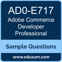 Commerce Developer Professional Dumps, AD0-E717 Dumps, AD0-E717 PDF, Commerce Developer Professional VCE, Adobe AD0-E717 VCE, Adobe Commerce Developer Professional PDF