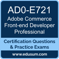 Commerce Front-end Developer Professional Dumps, Commerce Front-end Developer Professional PDF, AD0-E721 PDF, Commerce Front-end Developer Professional Braindumps, AD0-E721 Questions PDF, Adobe AD0-E721 VCE, Adobe Commerce Front-end Developer Professional Dumps