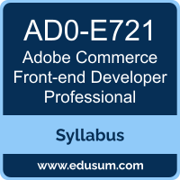 Commerce Front-end Developer Professional PDF, AD0-E721 Dumps, AD0-E721 PDF, Commerce Front-end Developer Professional VCE, AD0-E721 Questions PDF, Adobe AD0-E721 VCE, Adobe Commerce Front-end Developer Professional Dumps, Adobe Commerce Front-end Developer Professional PDF