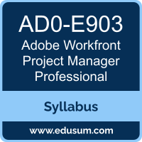 Workfront Project Manager Professional PDF, AD0-E903 Dumps, AD0-E903 PDF, Workfront Project Manager Professional VCE, AD0-E903 Questions PDF, Adobe AD0-E903 VCE, Adobe Workfront Project Manager Professional Dumps, Adobe Workfront Project Manager Professional PDF