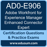 Workfront for Experience Manager Enhanced Connector Expert Dumps, Workfront for Experience Manager Enhanced Connector Expert PDF, AD0-E906 PDF, Workfront for Experience Manager Enhanced Connector Expert Braindumps, AD0-E906 Questions PDF, Adobe AD0-E906 VCE, Adobe Workfront for Experience Manager Enhanced Connector Expert Dumps