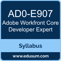 Workfront Core Developer Expert PDF, AD0-E907 Dumps, AD0-E907 PDF, Workfront Core Developer Expert VCE, AD0-E907 Questions PDF, Adobe AD0-E907 VCE, Adobe Workfront Core Developer Expert Dumps, Adobe Workfront Core Developer Expert PDF