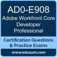 Workfront Core Developer Professional Dumps, Workfront Core Developer Professional PDF, AD0-E908 PDF, Workfront Core Developer Professional Braindumps, AD0-E908 Questions PDF, Adobe AD0-E908 VCE, Adobe Workfront Core Developer Professional Dumps