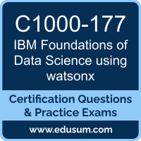 Foundations of Data Science using watsonx Dumps, Foundations of Data Science using watsonx PDF, C1000-177 PDF, Foundations of Data Science using watsonx Braindumps, C1000-177 Questions PDF, IBM C1000-177 VCE, IBM Foundations of Data Science using watsonx Dumps